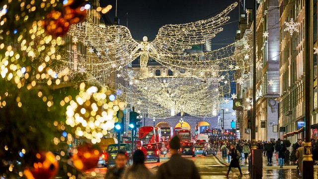 Christmas in Marylebone village