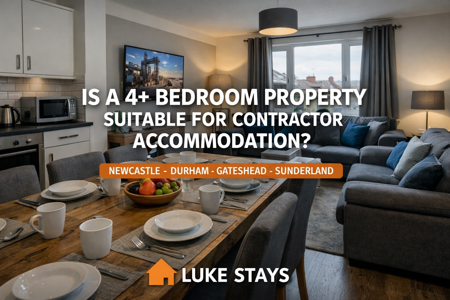 Is a Luke Stays 4+ Bedroom Property Suitable for Contractor Accommodation?