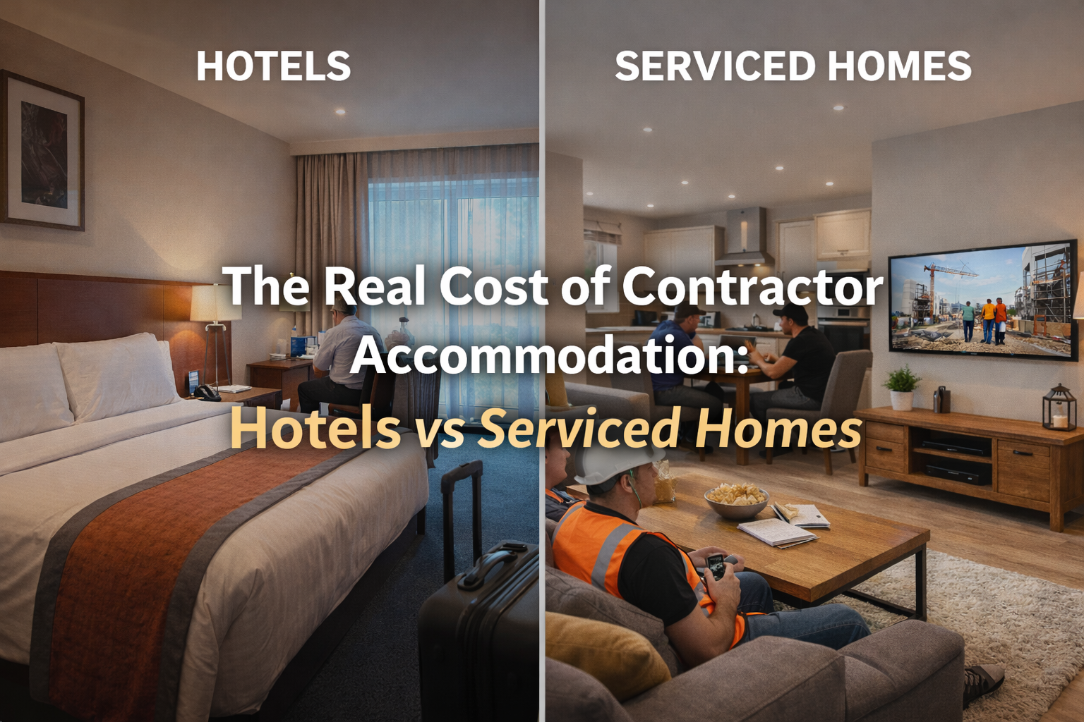 The Real Cost of Contractor Accommodation: Hotels vs Serviced Homes