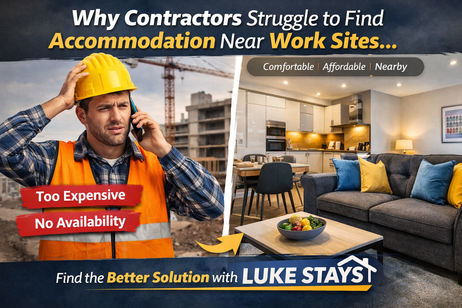 Stop Overpaying for Hotels: A Better Way to Book Contractor Accommodation