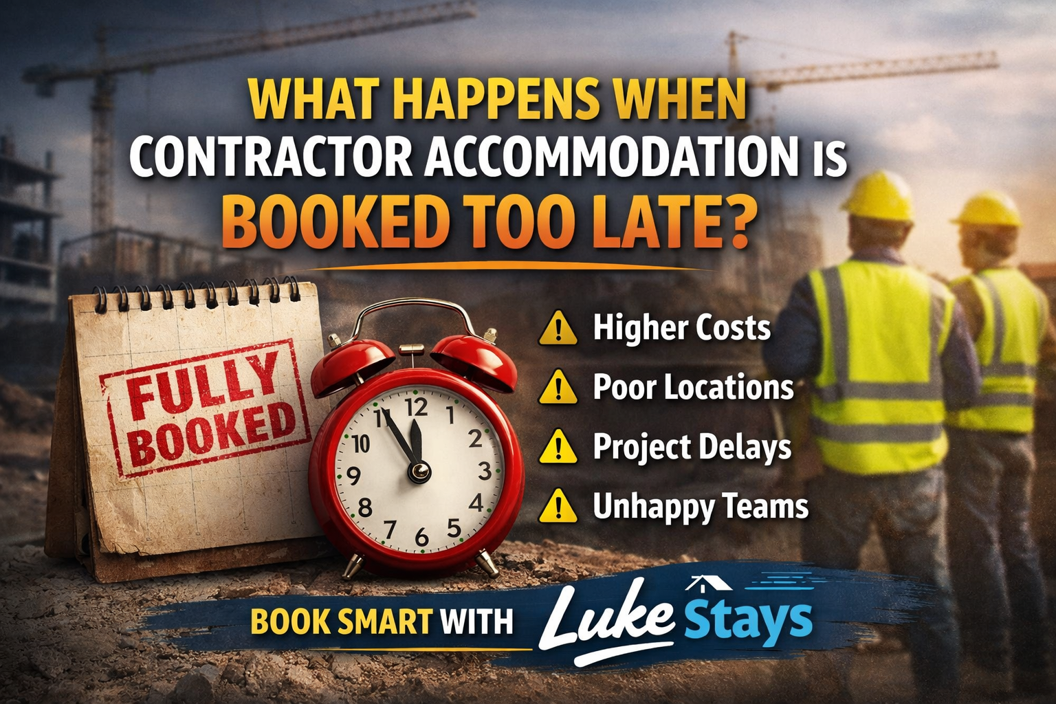 What Happens When Contractor Accommodation Is Booked Too Late? (And How to Avoid It)