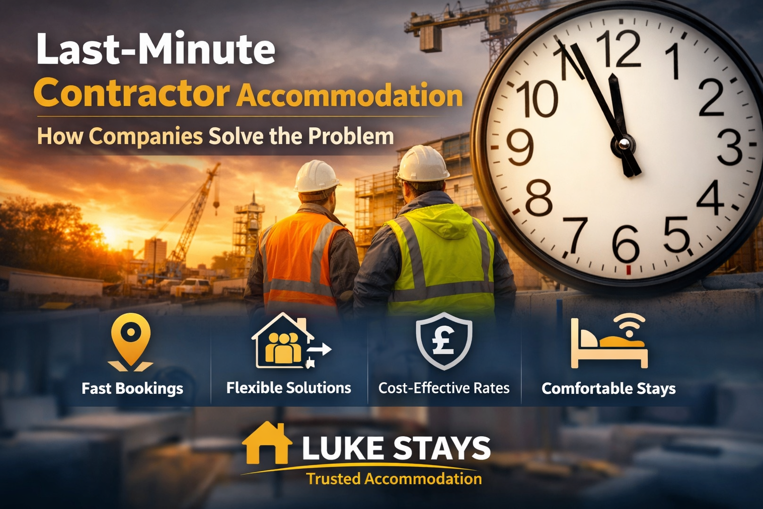 Last-Minute Contractor Accommodation: How Companies Solve the Problem