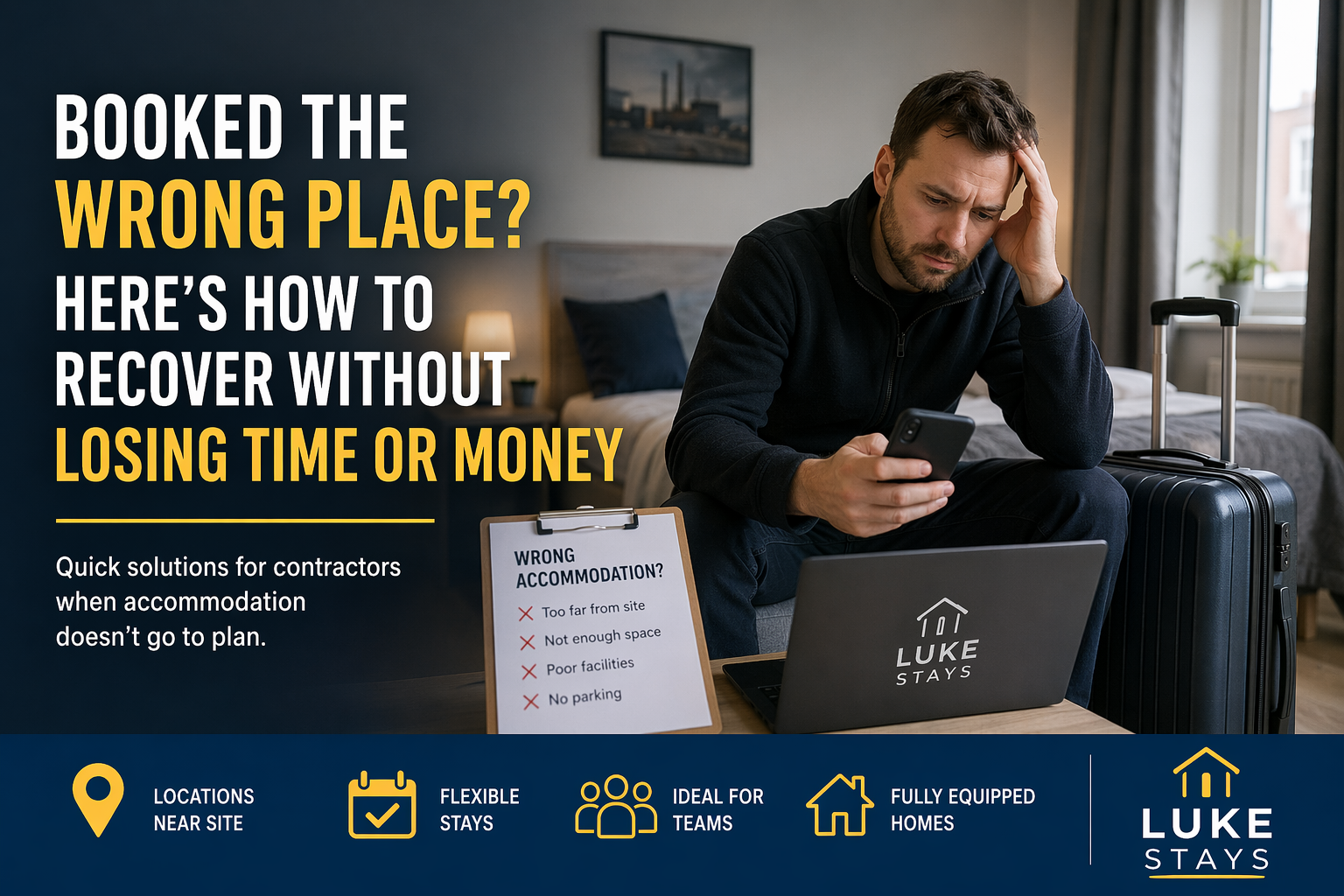 Accommodation Gone Wrong? How to Recover Fast and Keep Your Project Moving