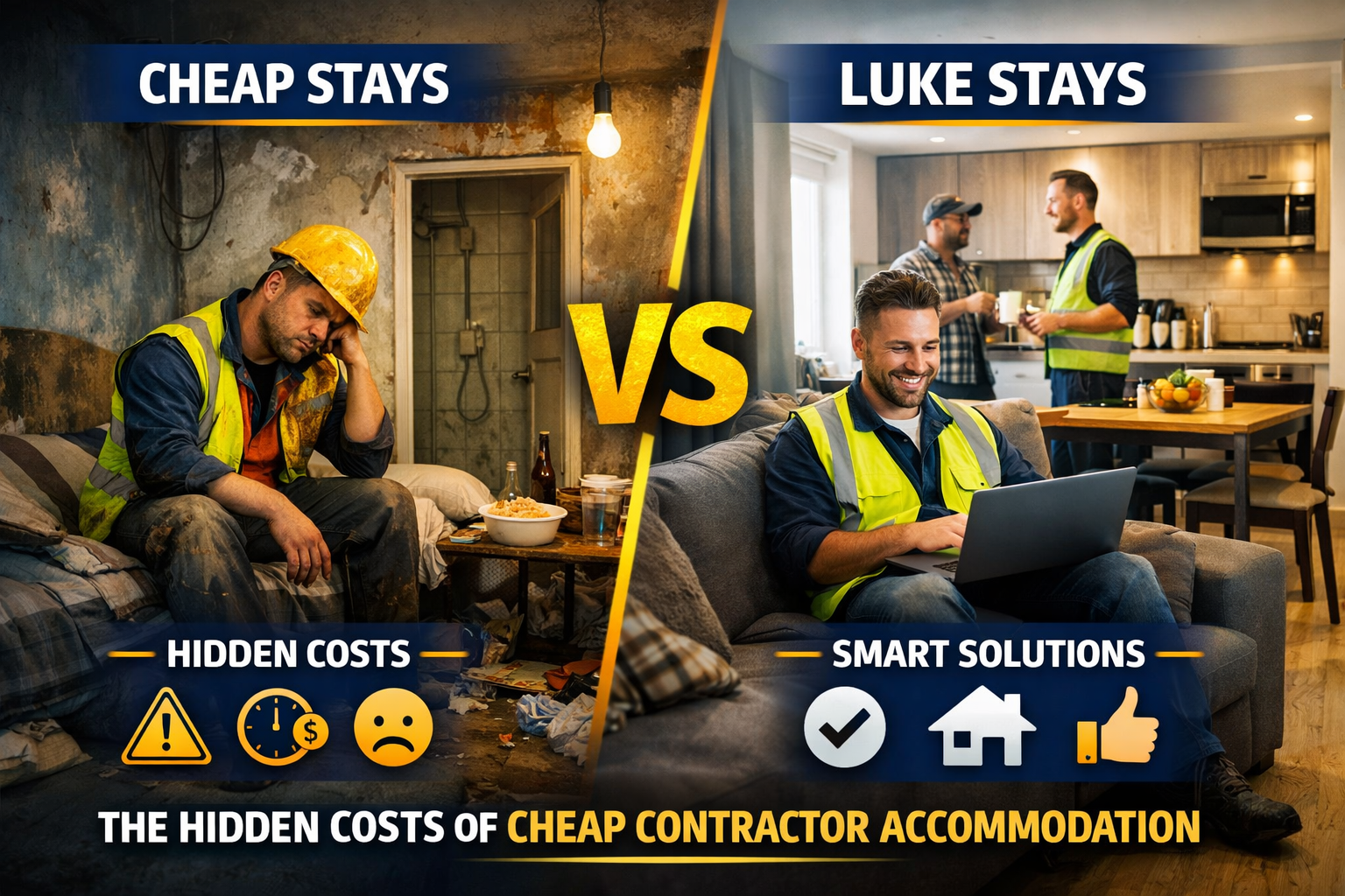 Your team deserves better and your project depends on it. Upgrade your contractor accommodation with Luke Stays