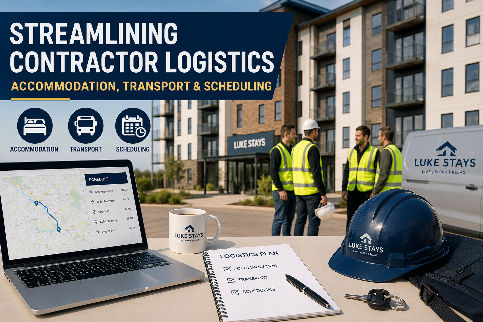 Streamlining Contractor Logistics: Accommodation, Transport & Scheduling