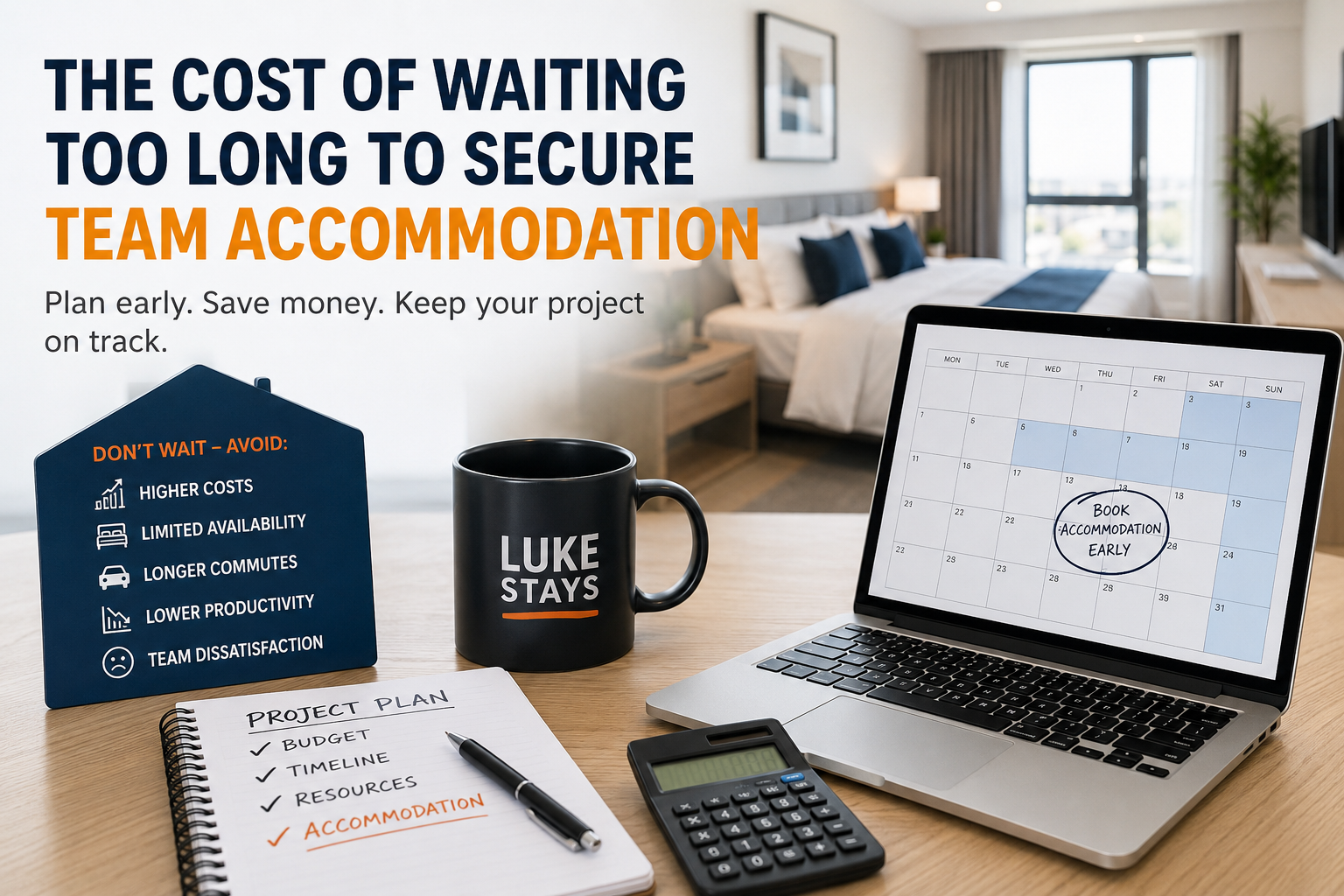 The Cost of Waiting Too Long to Secure Team Accommodation