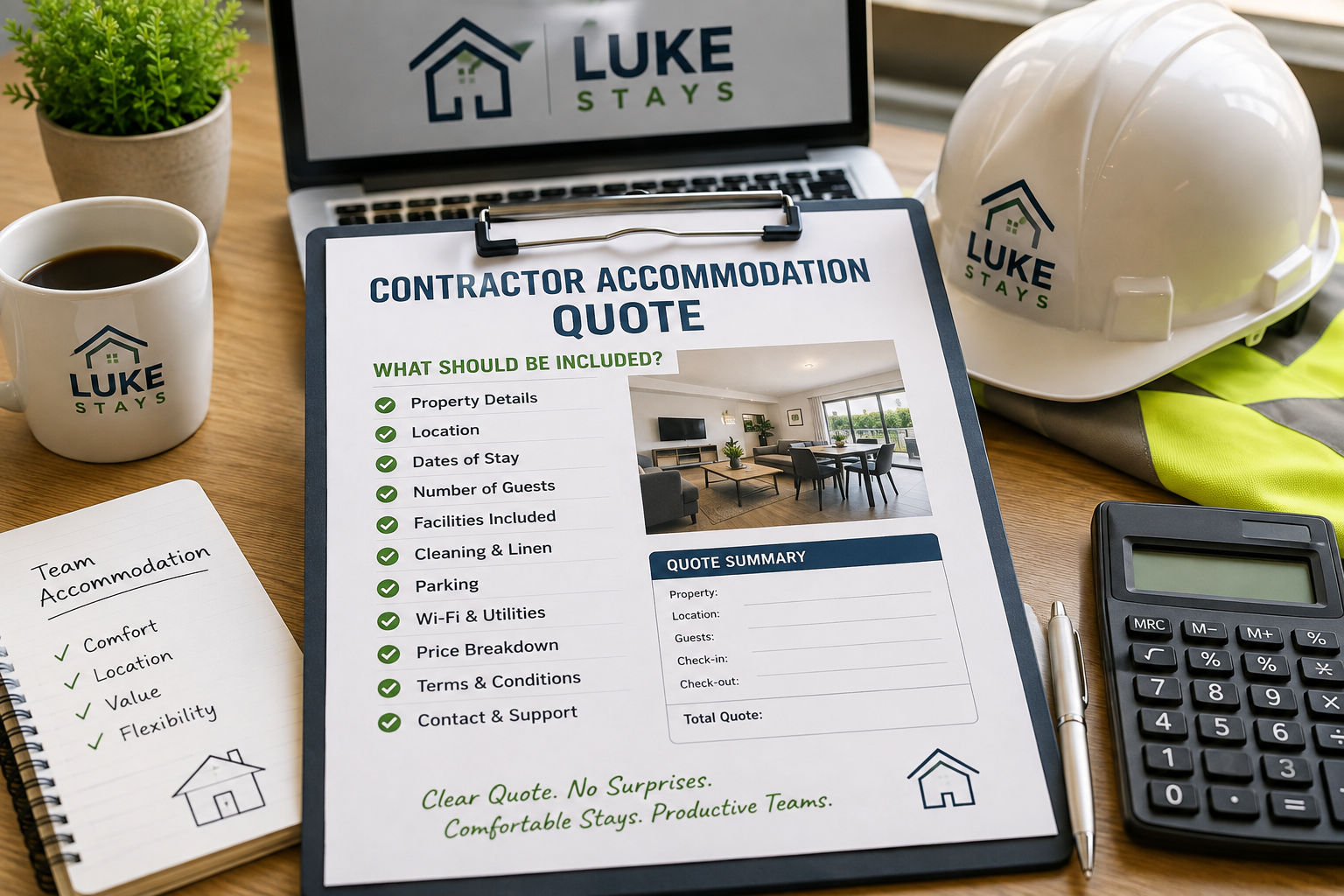 What Should Be Included in a Contractor Accommodation Quote?