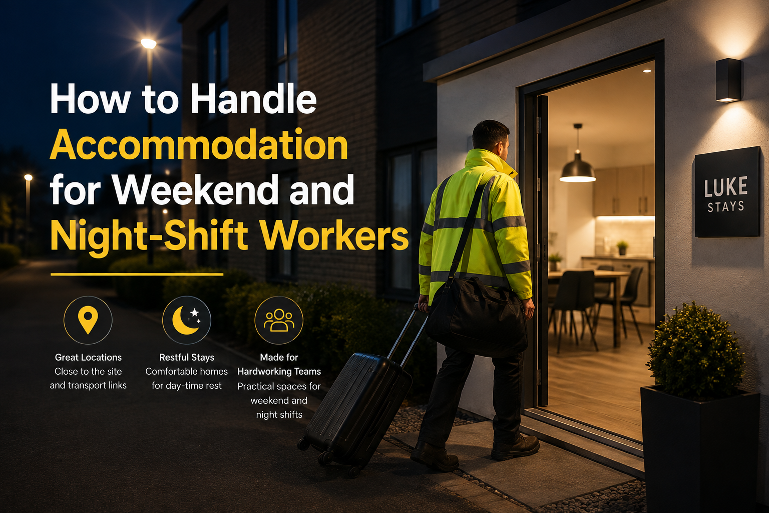 How to Handle Accommodation for Weekend and Night-Shift Workers