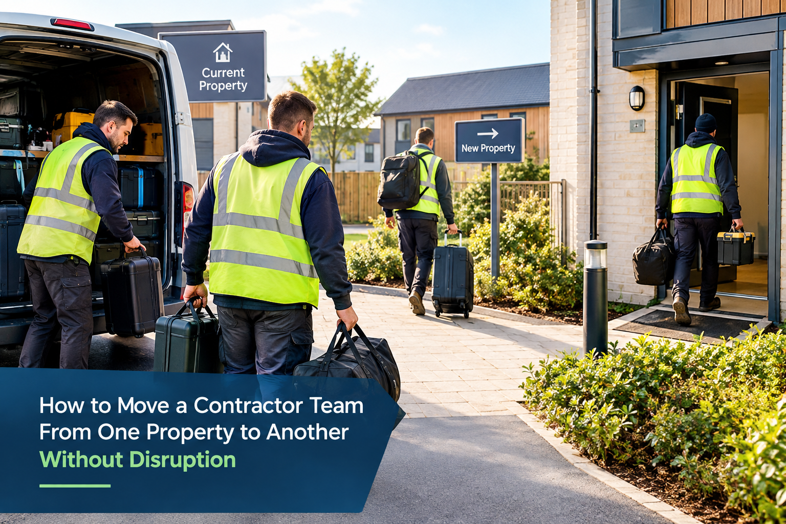 How to Move a Contractor Team From One Property to Another Without Disruption