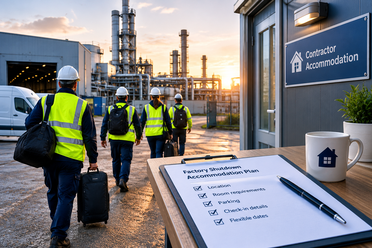 How to House Contractors During a Major Factory Shutdown