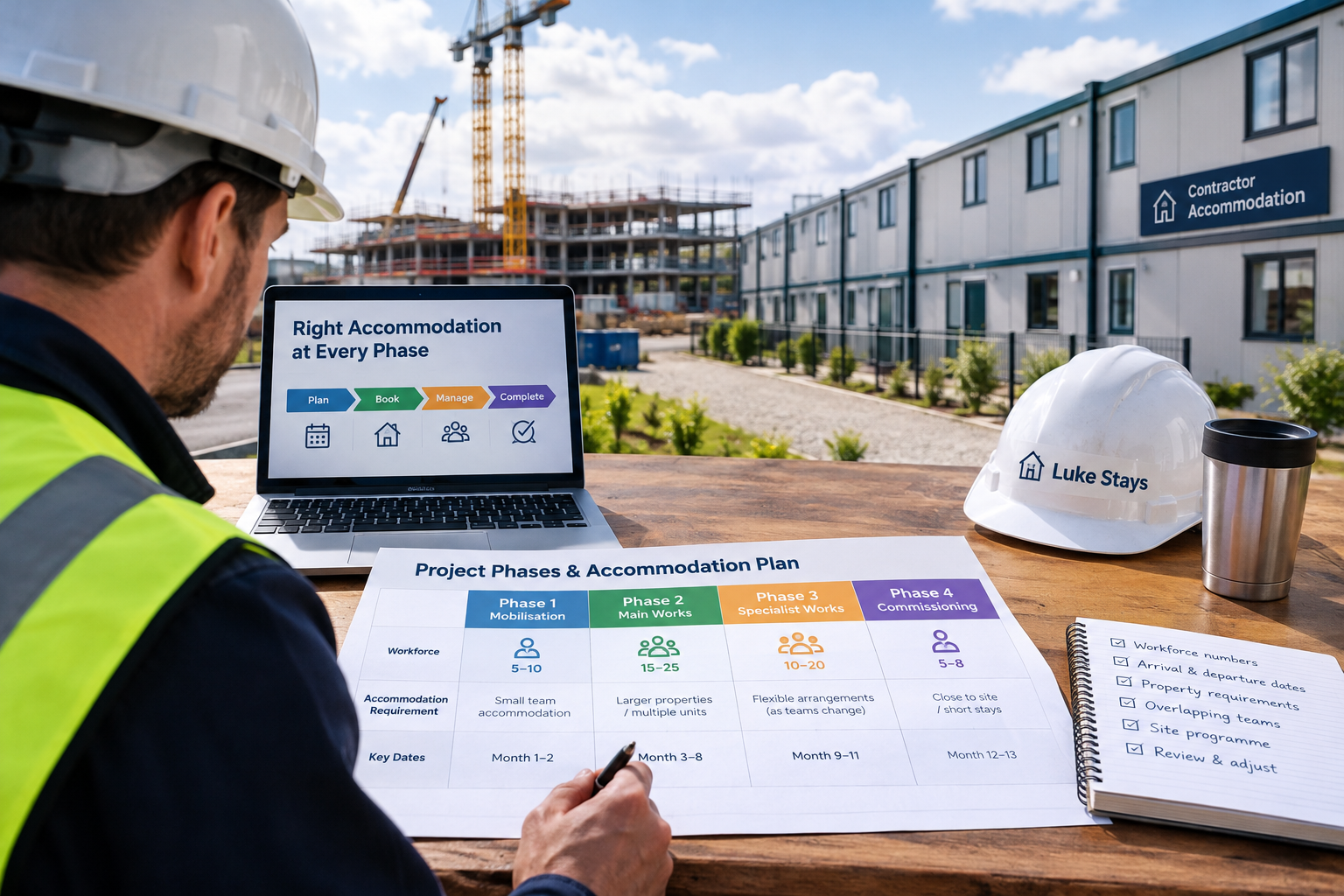 How to Manage Accommodation When Your Project Has Several Accommodation Phases