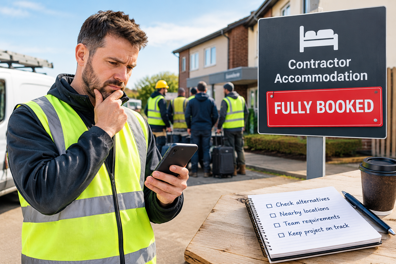 What to Do When Your Preferred Contractor Accommodation Is Fully Booked